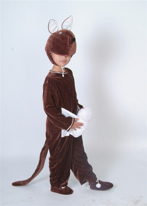 动物服装袋鼠儿童幼儿表演演出服成人儿童演出服