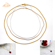 Yan LAN DIY ornaments accessories necklaces female Korean short clavicle bone chain snake chain gold silver jewelry