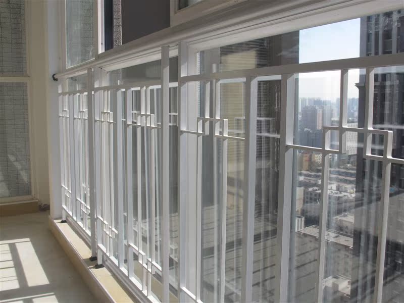 苏州港式窗花扶手 飘窗l落地窗护栏 防护栏杆 防盗窗 隐形防盗网已售