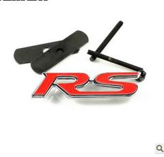 改装RS中网标 RS车标锌合金 RS运动 中网金属车标