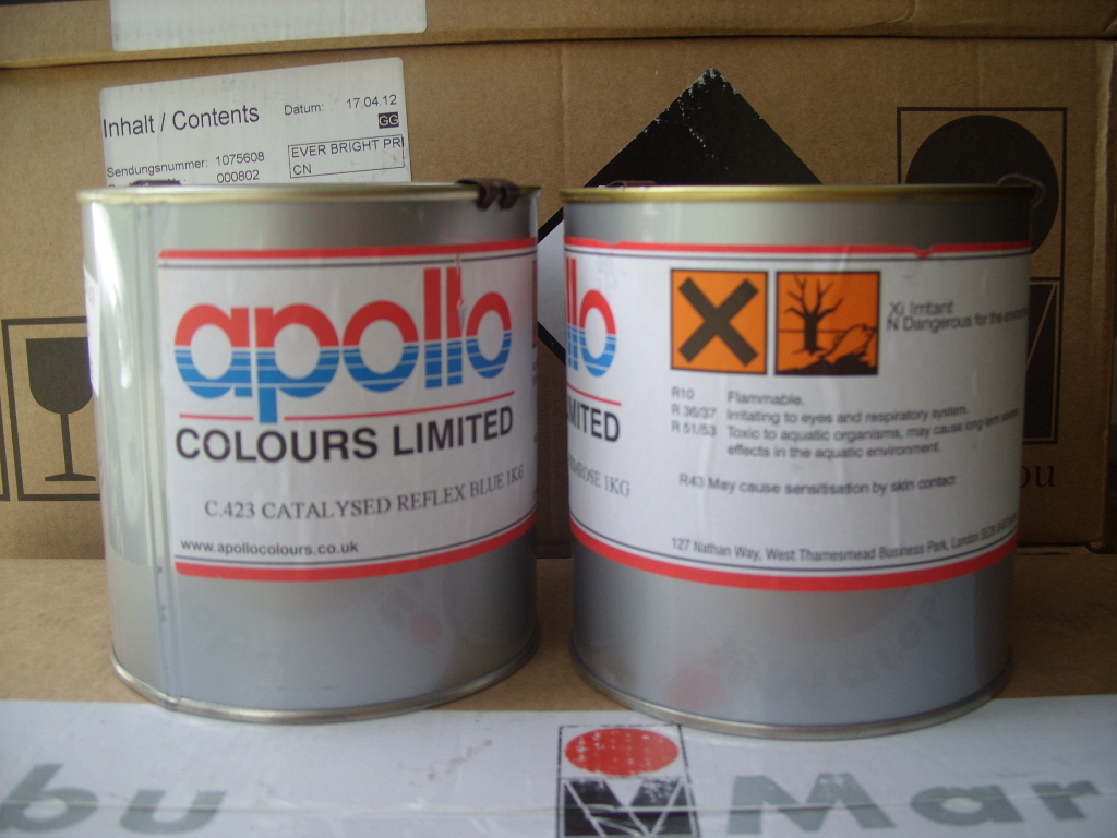 英国APOLLO/阿波罗丝印油墨/玻璃金属尼龙油墨 C423反射蓝含13%税在类目 办公设备/耗材/相关服务, 其它耗材, 油墨, 玻璃油墨中 - 来自Buy2taobao.com提供专业的淘宝代购服务