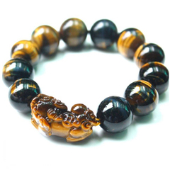 Pro-Bao Crystal brave men 16MM bracelets natural Tiger eye jewelry King of the belief in the atmosphere