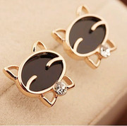 Big face cat earrings Korea lovely temperament Korean jewelry earrings fashion earrings women bag-mail