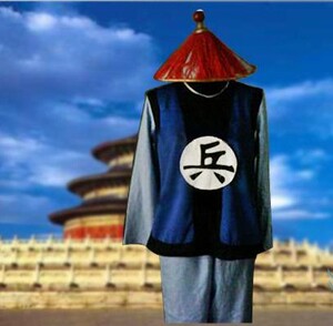 清兵服清朝官服古装演出服大内侍卫服影视戏服清大臣服装特价促销