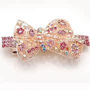 Smiling Korea jewelry plum blossom Butterfly first clip hairpin rhinestone clip hair ACC female 809546