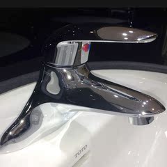 TOTO卫浴洁具洗手间面盆水龙头DL316全铜单柄单孔冷热混合水