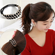 Know Richie simple Korea accessories hair accessories fabric ladies hair band hair metal chain ring rope Korean version new