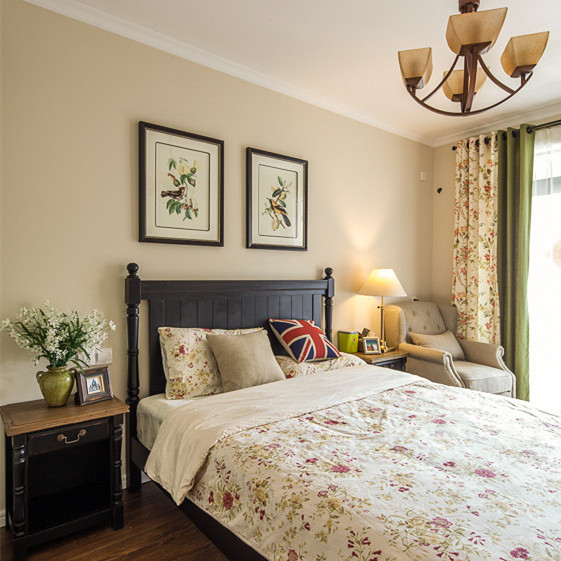 American style rural Blooms curtain customized finished product Cotton and hemp American style Jane America Retro bedroom Windows Windows Weddingin the Home Fabric , Curtains and curtain accessories , Custom curtains category - from Buy2taobao.com to provide professional Taobao agent buy service