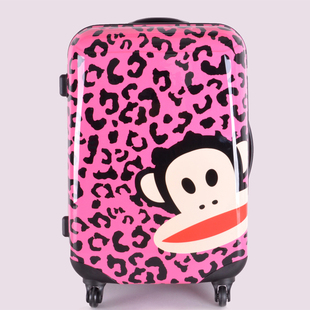 日本愛馬仕專櫃價格 專櫃正品paulfrank可愛大嘴猴拉桿箱萬向輪pc旅行箱行李箱24寸 愛馬仕專櫃包