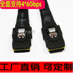 工厂全新Mini SAS SFF 8087转SFF-8087 36Pin背板连接阵列卡线1米