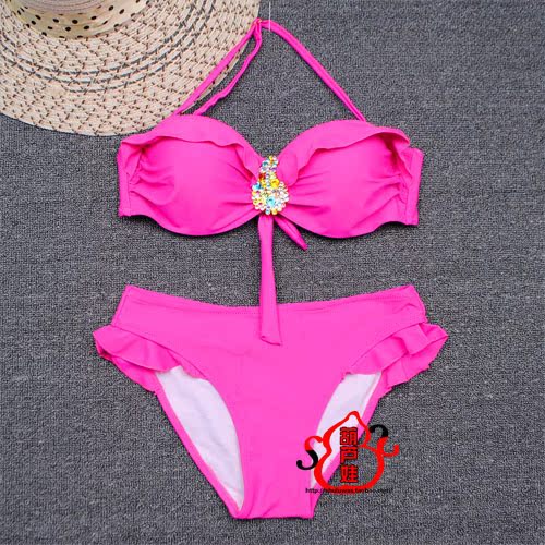 2018 new pattern Europe and America Bikini Swimsuit Steel prop Small chest Gather Big chest Small fragrant wind sexy bikini Swimwearin the Sports/Yoga/Fitness/Fans supplies , Swim , Bikini category - from Buy2taobao.com to provide professional Taobao agent buy service