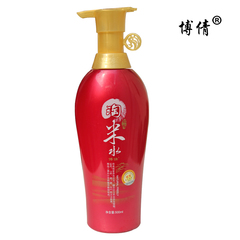 新春特价正品 博倩淘米水洗发水 红瑶洗发乳防脱去屑控油 500ml