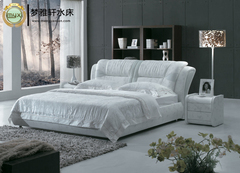 梦雅轩品牌 双人 恒温 水床垫 软床 皮床 简约 现代 床架 水床
