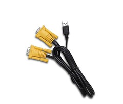 迈拓维矩 USB KVM线 吊头线 KVM切换器专用 KVM公对公线 5米