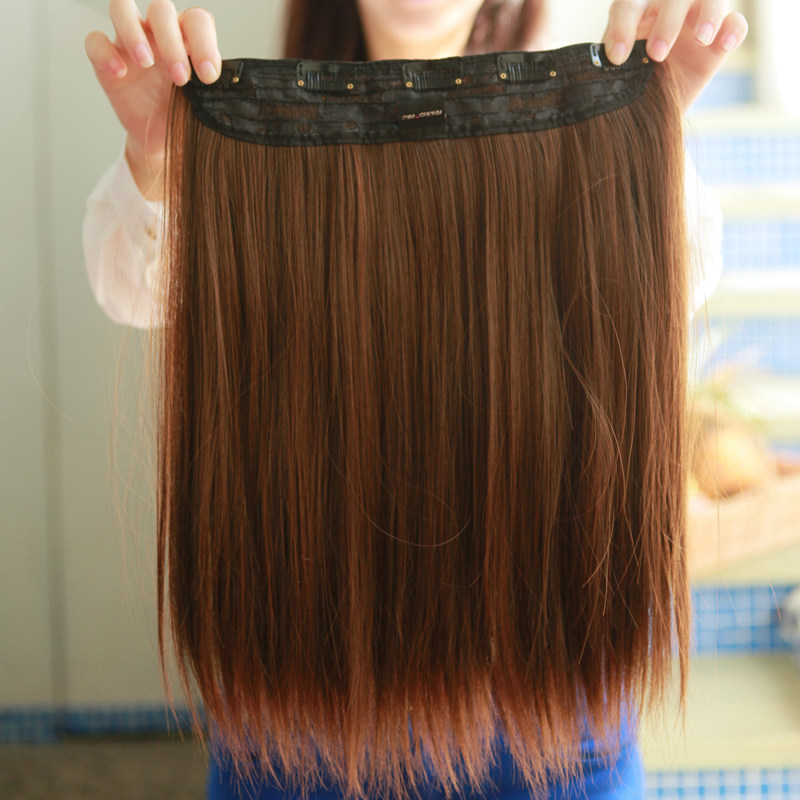 品秀假发 短款直发片接发片假发片 接发片仿真发片 接长发ff