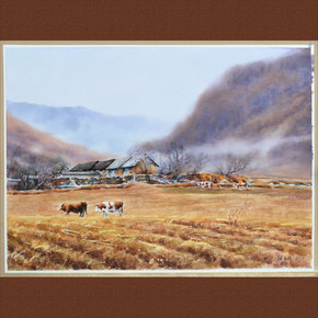 22:000次出价中国美术学院 国画人物系研究生 青年画家 张晗作品