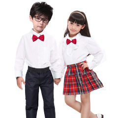 儿童校服全棉长袖套装套裙中小学生校服幼儿园服合唱团服演出服潮