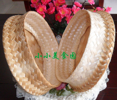 德宏傣族风情 竹编圆饭盒 饭盒 可收纳小物件 美观实用 手工编织