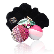 Ya na authentic hot Korean fashion rhinestone ring ropes made by Cherry Korea hair accessories A0136