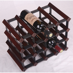 酒架 实木 木质 红酒 正品 包邮 红木色 白色 创意 小型 黑胡桃木