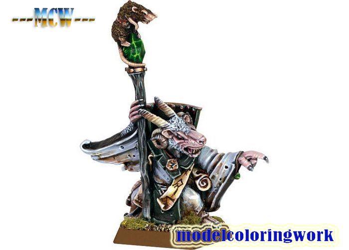 warhammer中古战锤鼠族9036鼠人灰先知a