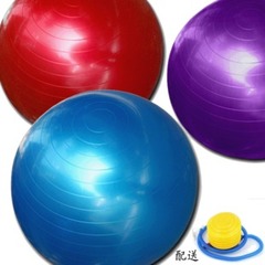 瑜伽球 加厚 防爆 健身球 瘦身球大球 瑜珈球 送气泵