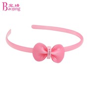 Baojing hoop Butterfly first wide-toothed little girl hair accessories Korea student tiara child gift