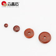 Yun Gaishi lobular rosewood India along the grain of old leaflet purple loose beads bead spacer DIY insulation string accessories