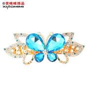 Smiling Korean hair accessories dreams package email cloak Butterfly rhinestone hair clip horizontal clip spring clip top clip headgear