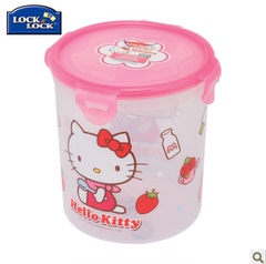 乐扣乐扣Hello Kitty保鲜盒1.4L奶粉罐奶粉盒饭盒HPL933B-KT正品