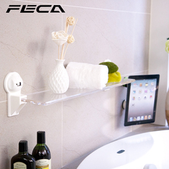 台湾FECA非卡吸盘式浴室 厨房 卫生间置物架 卫浴收纳架 可移动
