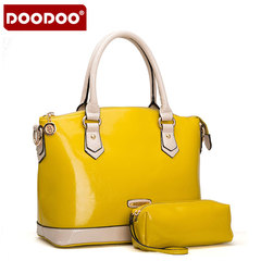 DOODOO new European shoulder bag women bag of buns bag light skin color handbags women's casual color