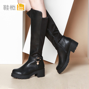 Shoebox shoe 2015 new winter fashion women's boots boots with square root 1115505055