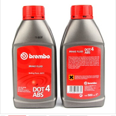 布雷博 Brembo 刹车油 制动液DOT4-500ml 原装进口265℃-160℃