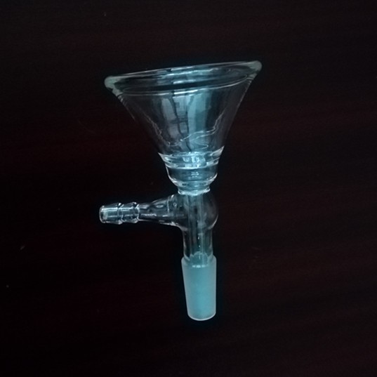 玻璃三角抽滤漏斗标准口75mm/19口化学实验用品具玻璃滤板75mm/24