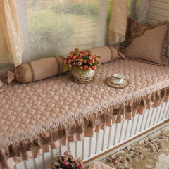 飘窗垫窗台垫欧式田园纯色布艺窗台垫子阳台卧室海绵垫子订定做