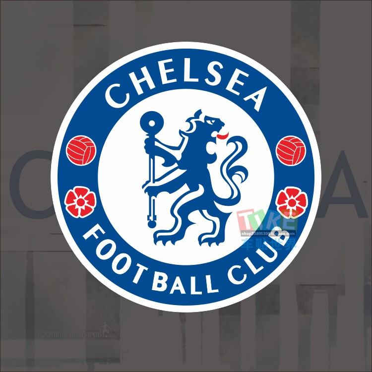 汽车改装贴膜反光车贴贴纸欧冠英超切尔西车路士队徽汽车装饰贴