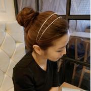 Good Korea hair tiara headband elegant fantasy double drain thin headband hair clip Hairpin, the goddess free shipping