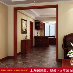 上海包邮安装定制做实木复合免烤漆客厅厨房阳台木线条木窗套门套