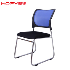 HOFY电脑椅职员办公椅会议椅网布培训椅弓形椅休闲人体工学椅特价