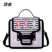 Bathe fish 2015 fall/winter new style handbag little girl printed baodan sweet ladies shoulder Messenger Bag Handbag