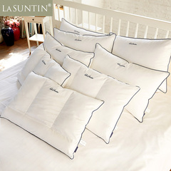 Lasuntin特别设计可拆卸可水洗 软硬结合 天然乳胶护颈枕芯助眠枕