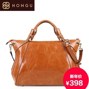 Honggu red Valley flagship-store counters authentic handbags slung cowhide fashion leisure single shoulder women bag 4437 Biggie