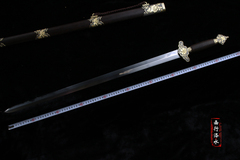太极剑硬剑龙泉宝剑 西行洛水 不开刃