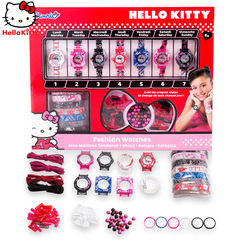 儿童玩具HelloKitty魅力腕表手表电子表礼盒套装儿童创意趣味玩具