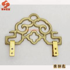 明清仿古家具铜配件仿古铜器长10cm纯铜画钩挂环L-017