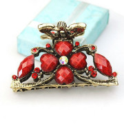 Good Korea jewelry tiara hair accessories Crystal caught between Korea catch clip medium size hair ornaments E021