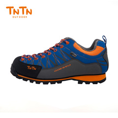TnTn户外徒步鞋撞色绚丽新款减震防滑防水登山鞋耐磨透气跑鞋
