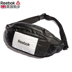 REEBOK锐步进口跑步腰包运动健身配件可调节腰带锁扣带反光区域