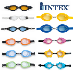 原装正品INTEX儿童防水防雾休闲泳镜男女 儿童游泳镜小孩潜水眼镜